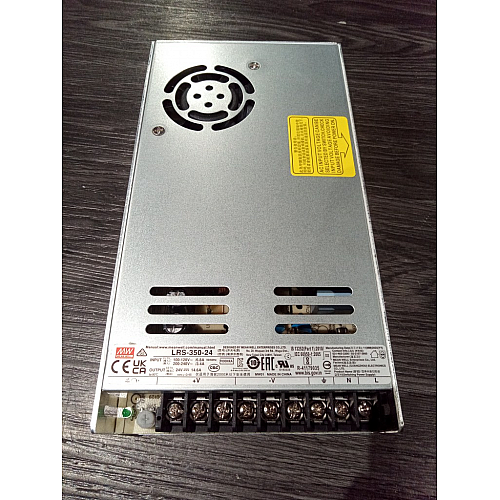 Used - Germany Stock - LRS-350-24 MEANWELL 350W 24VDC 14.6A 115/230VAC Enclosed Switching Power Supply - LRS-350-24-USED | StepperOnline UK