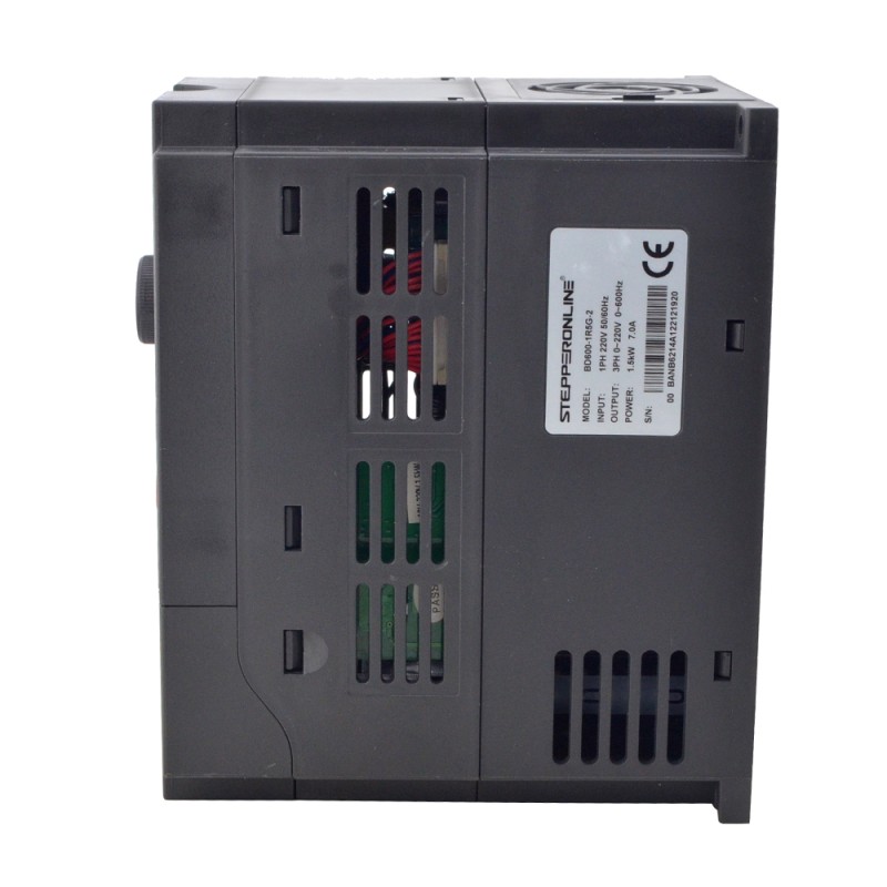 BD600 Series VFD 2HP 1.5KW 7.0A Single/Three Phase 220V Variable Frequency Drive - BD600-1R5G-2 | StepperOnline UK BD600 Series VFD 2HP 1.5KW 7.0A Single/Three Phase 220V Variable Frequency Drive - BD600-1R5G-2 | StepperOnline UK