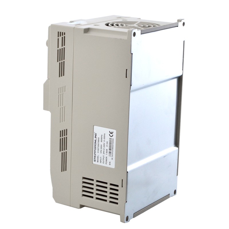 H100 Series VFD 10HP 7.5KW 31A Three Phase 220V Variable Frequency Drive - H100T20075BX0 | StepperOnline UK